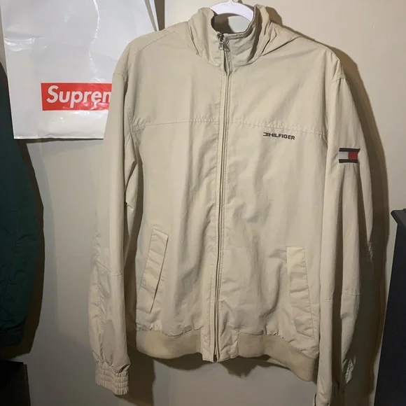 Tommy Hilfiger RARE Vintage Style Raincoat Windbreaker Jacket Preowned/Large - Picture 1 of 6